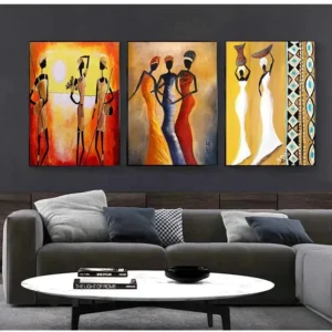 Art décoratif africain avec motifs traditionnels