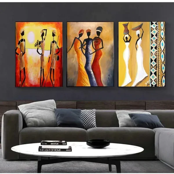 Art décoratif africain avec motifs traditionnels