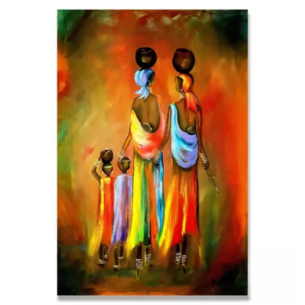 Tableau représentant la beauté de l'Afrique