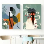 Tableau décoratif africain moderne