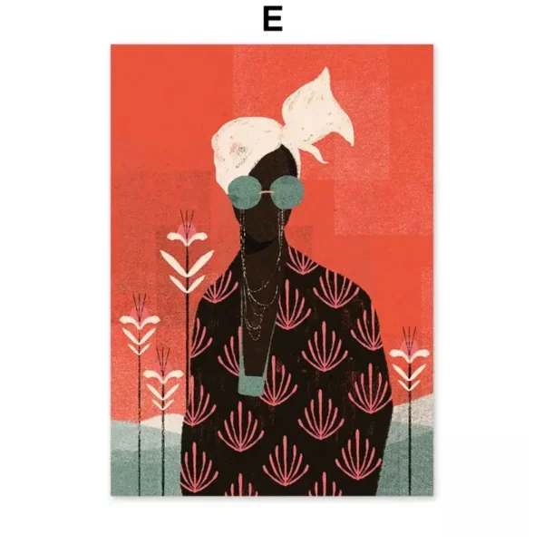 Décor mural africain avec textures naturelles