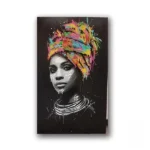 Œuvre d'art sur thème féminin africain