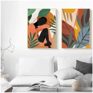 Tableau décoratif mettant en avant une femme africaine