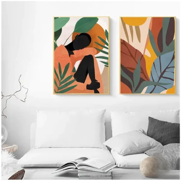 Tableau décoratif mettant en avant une femme africaine