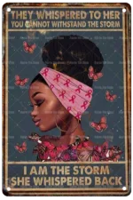 Art mural - Femme Noire, œuvre inspirante et colorée