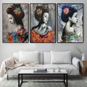 Tableau moderne africain coloré et stylé