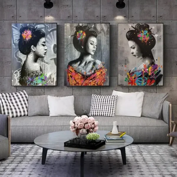 Art mural inspiré de la culture africaine