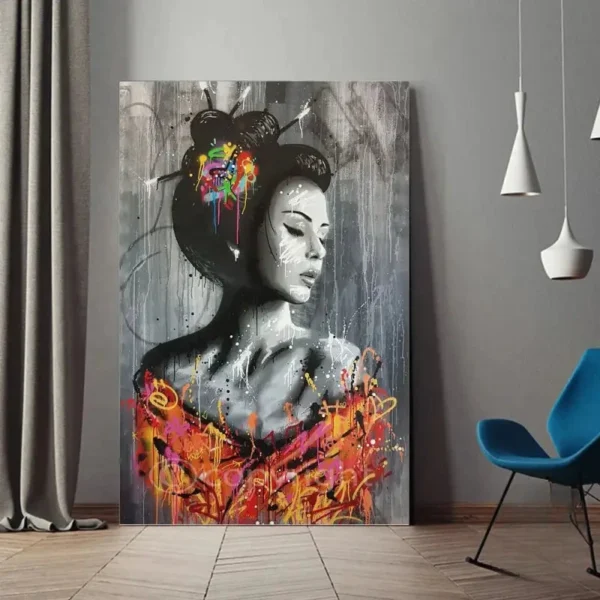 Décoration murale moderne avec thème africain