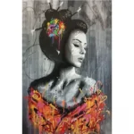 Œuvre d'art moderne aux influences africaines