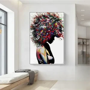 Art mural africain avec motifs traditionnels
