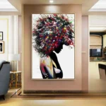 Tableau inspiré des designs culturels africains