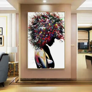 Tableau inspiré des designs culturels africains