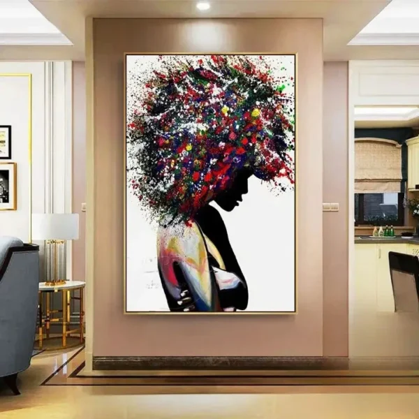 Tableau inspiré des designs culturels africains