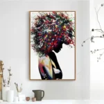 Illustration artistique représentant l'Afrique à travers le tableau