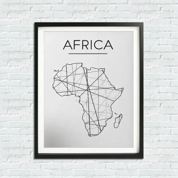tableau-noir-et-blanc-africain-1 Tableau Noir et Blanc Inspiré de l'Art Africain