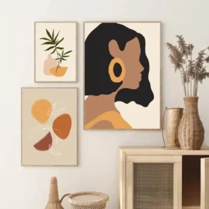 Tableau Peinture Africaine - Œuvre décorative unique