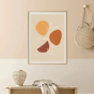 Art mural africain vibrant en couleur et style