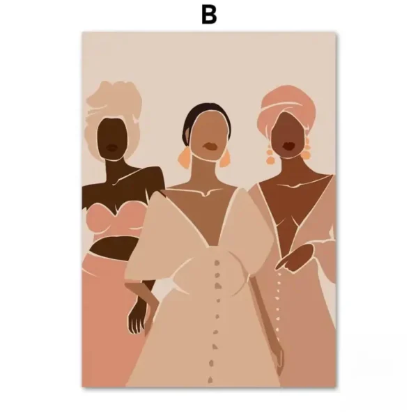 Art africain moderne évoquant un personnage culturel