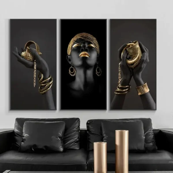 tableau-portrait-femme-africaine-1 Tableau Portrait Femme Africaine en décoration
