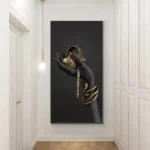 Illustration d'une femme africaine pour déco