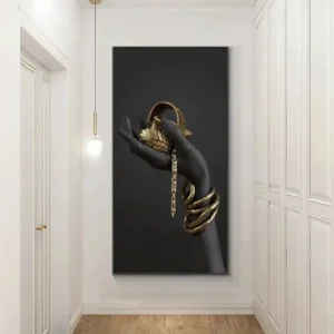 Illustration d'une femme africaine pour déco