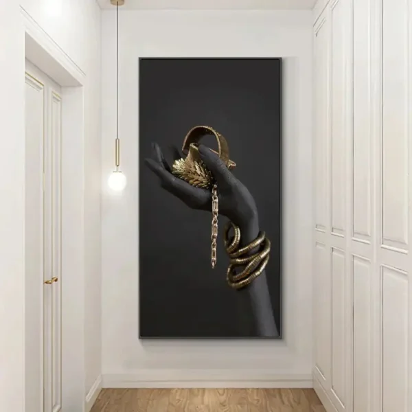 Illustration d'une femme africaine pour déco