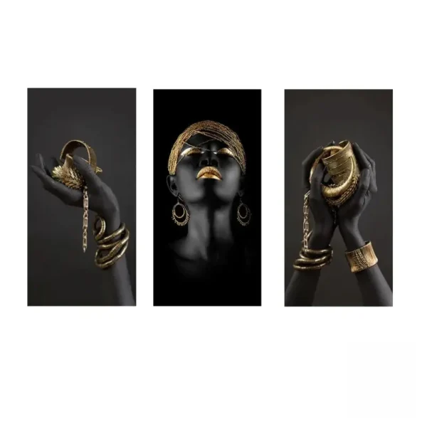 Tableau féminin inspiré de la culture africaine