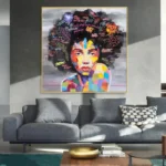 Détails artistiques célébrant l'héritage africain