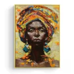 Tableau d'art mural africain pour intérieur moderne