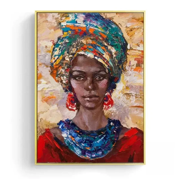 Art mural représentant l'héritage africain