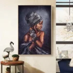 Tableau Africain décoratif inspiré de l'art africain