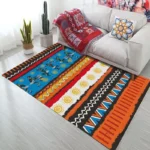 Tapis Africain pour salon, motifs traditionnels et colorés