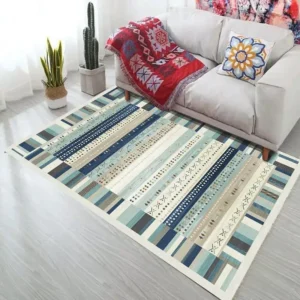 Tapis africain décoratif, design élégant pour le salon
