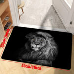 Tapis Africain Motif Lion pour décoration de salon