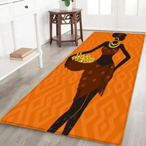 Tapis Ethnique Africain en tissu traditionnel