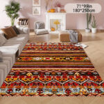 Tapis d'Afrique traditionnel avec des motifs originaux