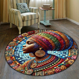 Mosaïque colorée pour décoration intérieure afro-chic