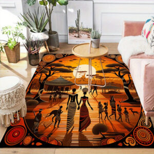 Tapis avec motifs traditionnels africains