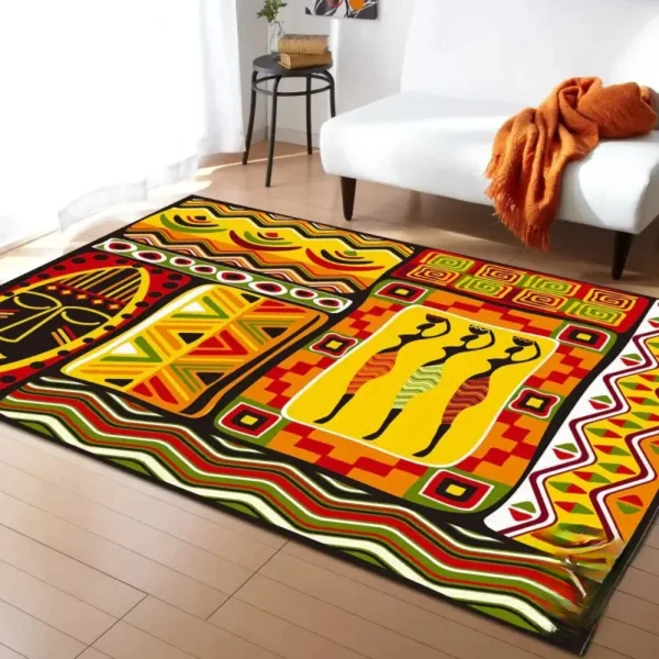 Tapis africain doux et accueillant pour le séjour