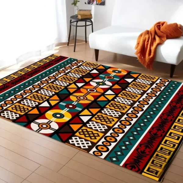 Tapis africain décoratif pour salon - vue 2