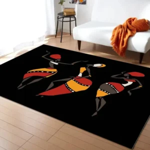 Tapis géométrique africain pour style moderne
