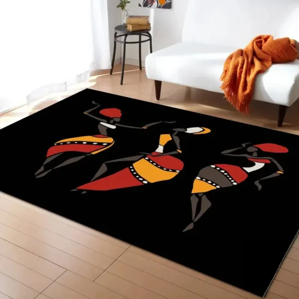 Tapis géométrique africain pour style moderne