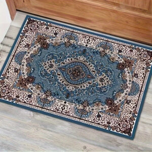 Tapis Africain Bleu pour salon élégant