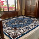 Tapis de salon africain aux tons apaisants