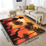 Tapis d'intérieur, style savane africaine unique