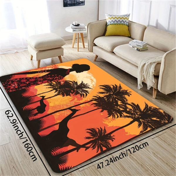 Tapis d'intérieur, style savane africaine unique