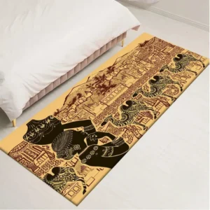 Tapis moderne inspiré de l'art africain