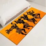 Tapis africain aux textures naturelles et authentiques