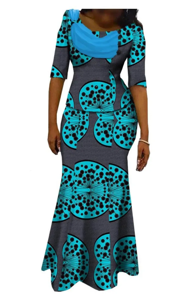 tenue-africaine-robe-1 Robe Africaine Femme élégante et colorée