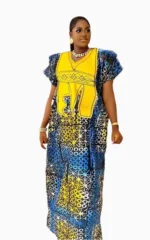 Tenue Boubou Femme élégante et colorée